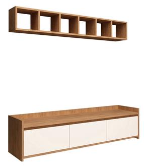Elutoa mööblikomplekt Kalune Design Lici, sise, tamm v./valge v.