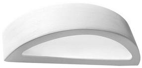 Prekė su pažeista pakuote. Šviestuvas sieninis Sollux SL.0001 Atena White, E27, 1 x 60 W, balta sp. / balta sp.