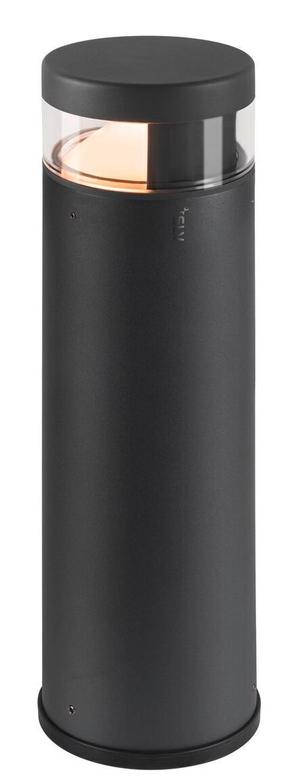 Pastatomas lauko šviestuvas SLV M-Pol Polehead S, 10W, LED, IP65, antracito sp., 12.09 cm x 16.4 cm