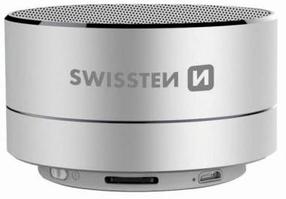 Juhtmevaba kõlar Swissten Metal, hõbe v., 3 W