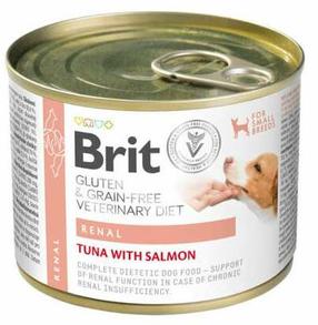 Märg koeratoit Brit GF Veterinary Diet Renal, lõhe, 0.2 kg
