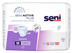 Sauskelnės Seni Active Plus, Medium, 10 vnt.