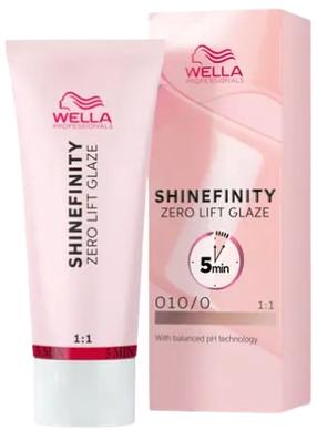 Matu krāsa Wella Professionals Shinefinity, natural flash krās., 010/0, 60 ml