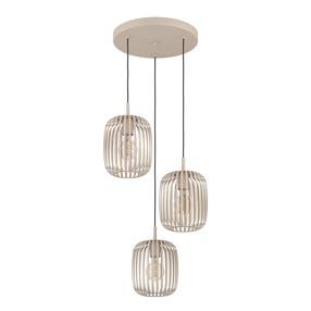 Lampa karināms Eglo Romazzina 900687, E27, 3 x 40 W, smilšu brūns krās./bēša krās. / bēša krās.