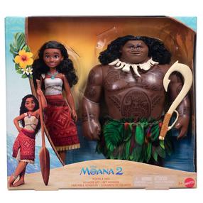 Figūriņu komplekts Mattel Disney Princess Vaiana 2 Vaiana & Maui, 2 gab., daudzkrāsaina