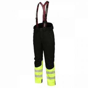 Darba puskombinezons vīriešu Pesso Hi-vis, melna krās./dzeltena krās., XL izmērs