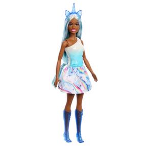 Lelle Mattel Barbie Unicorn, 29 cm, zila krās.