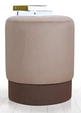 Pufas Hanah Home Ropp 209FLF1122, šviesiai ruda sp., 38 cm x 38 cm x 43 cm