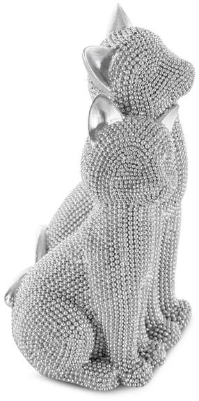 Dekoratyvinė figūrėlė Eldo Cats, sidabro sp., 11 cm x 13 cm x 21 cm