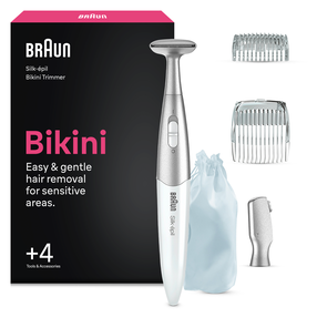 Moteriškas skustuvas Braun FG1100, balta sp./sidabro sp.