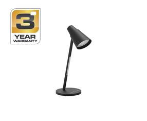Darbo stalo šviestuvas Standart Stiga, LED, 6W, juoda sp./juoda sp.
