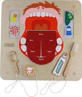 Развивающая доска Masterkidz Oral Hygiene, EN, многоцветный