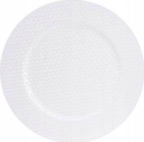 Šķīvis pusdienu Home Styling Collection, Ø 33 cm, balta krās.