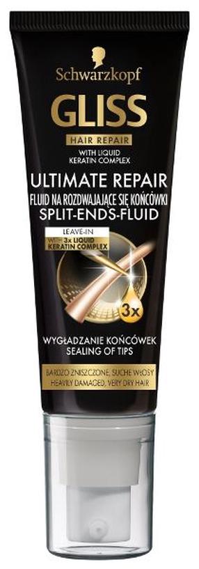 Līdzeklis matu galiem Schwarzkopf Gliss Ultimate Repair, 50 ml