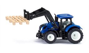 Rotaļu traktors Siku New Holland 1544, zila krās.