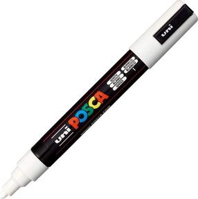 Marker Posca Uni, ühepoolsed, valge v.