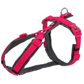 Шлейки для собак Trixie Premium Trekking, розовый цв./серый цв., 360 - 440 мм x 15 мм, 36-44