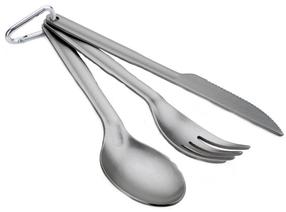 Turistinis stalo įrankių rinkinys GSI Outdoors, aliuminis