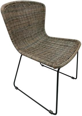 Lauko kėdė Patio Leon, ruda sp./juoda sp., 53 cm x 59 cm x 80 cm