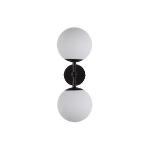 Šviestuvas sieninis Light Prestige Dorado 2 74445, E14, 2 x 40 W, juoda sp. / balta sp.