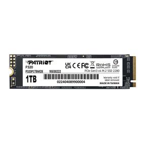 Kietasis diskas (SSD) Patriot Viper P320, M.2 2280, 512 GB