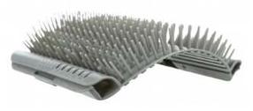 Šukos katėms Trixie Corner Massage Brush 23131, pilka sp.
