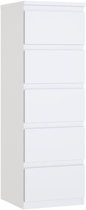 Atvilktņu bloks Forte LSQK311-120, balta krās., 128 cm x 42.2 cm x 41.8 cm