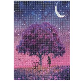 Dimantu mozaīka Art Kit DP0037, rozā krās./violeta krās.