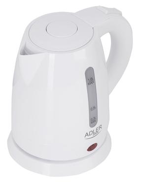 Elektrinis virdulys Adler AD 1272, 1 l, balta sp.