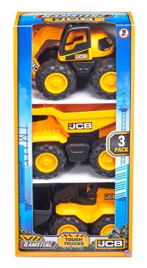  Statybos transporto priemonės Teamsterz JCB Tough Trucks, geltona sp.