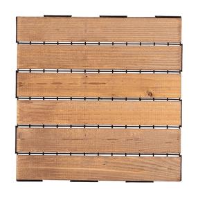 Veranda plaadid PXDECK, 30 cm x 30 cm x 2 cm, pruun v., 6 tk