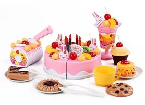 Rotaļu virtuves piederumi Birthday Cake 9745, daudzkrāsaina