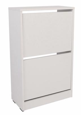 Batų spintelė Kalune Design SHC-320-BB-1, balta sp., 26 cm x 51 cm x 84 cm