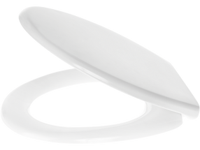 Unitazo sėdynė su dangčiu Kuchinox Standard, balta sp., 44.8 cm x 37.3 cm