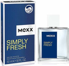 Tualettvesi Mexx Simply Fresh, 50 ml