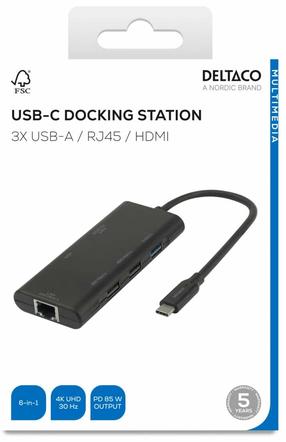 USB centrmezgls Deltaco USBC-HDMI31 / 1902571