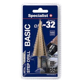 Сверло Specialist+ Basic ⌀4-32, универсальный, прямой, 32 мм x 1.8 см