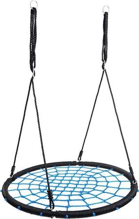 Kачели-гнездо детские Funfit, 100 см, синий цв./черный цв.