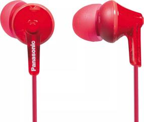 Проводные наушники Panasonic HJE125E RP-HJE125E-K, красный цв.