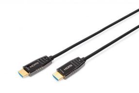 Сетевой кабель Digitus HDMI male, HDMI male, 20 м, черный цв.