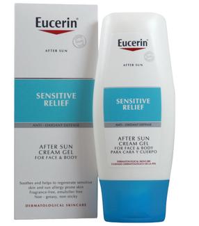Гель-крем после загара для тела/для лица Eucerin Sun Protection Sensitive Relief, 150 мл