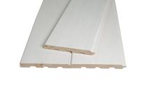 Dailylentė vidaus Puidukoda White Wax 4741637000020, 300 cm x 12 cm x 1.2 cm, AB klasė, 8 vnt.