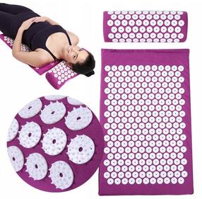 Nõelravi massaaži matt Six7Fit, 60 cm, violetne v.