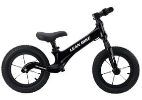 Balansinis dviratis, vaikų Lean Toys Magnezio RS, juoda sp., 12"