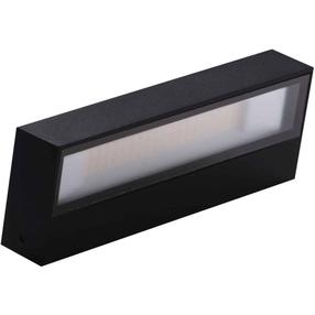 Sieninis lauko šviestuvas AZzardo Cosel, 8W, LED, IP54, juoda sp., 7 cm x 4.7 cm