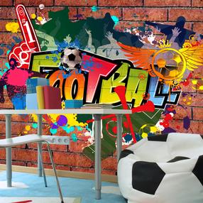 Fototapetas Artgeist Football Fans! LNEW010178, 140 cm x 140 cm