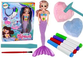 Dekoravimo rinkinys Lean Toys DIY Mermaids, įvairių spalvų