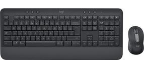 Bezvadu tastatūras un peles komplekts Logitech Signature MK650 Combo, EN, melna krās.