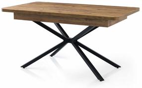 Valgomojo stalas išskleidžiamas Kalune Design Falcon, ruda sp., 160 - 200 cm x 90 cm x 79 cm