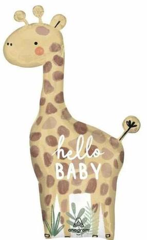 Õhupall erikujuga Anagram Soft Jungle Baby, mitmevärviline